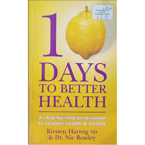 کتاب 10days to better health (دست دوم)